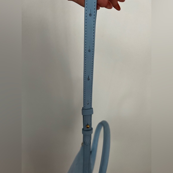 Jacquemus Le Grand Chiquito Suede Bag Light Blue - Picture 13 of 15